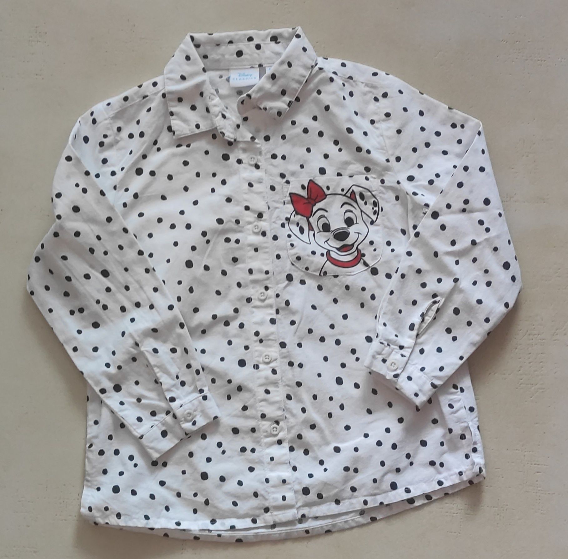 Disney koszula Dalmatyńczyk r.110/116
