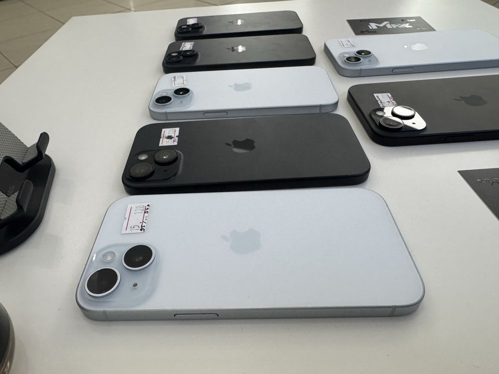 iPhone 15, 15+ Plus 128, 256gb Blue, Black, Європа, Фіз. Сім Неверлок