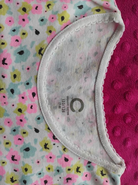 Dwie podkoszulki dziewczęce r. 122/128, H&M