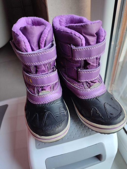 Kozaki zimowe śniegowce dla dziewczynki 28