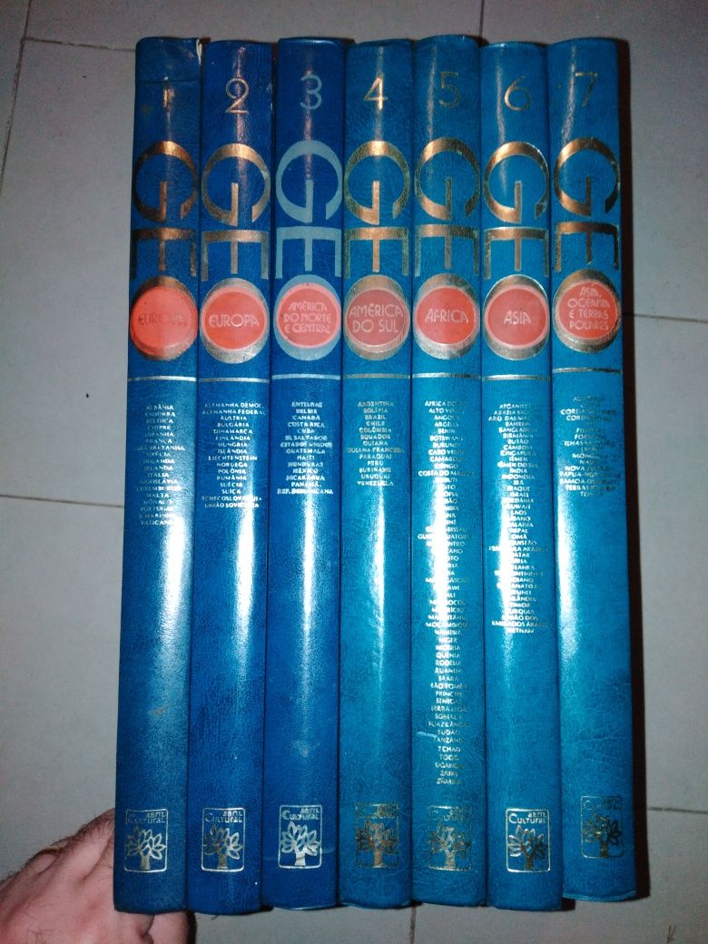 Enciclopédia Geo 7 volumes