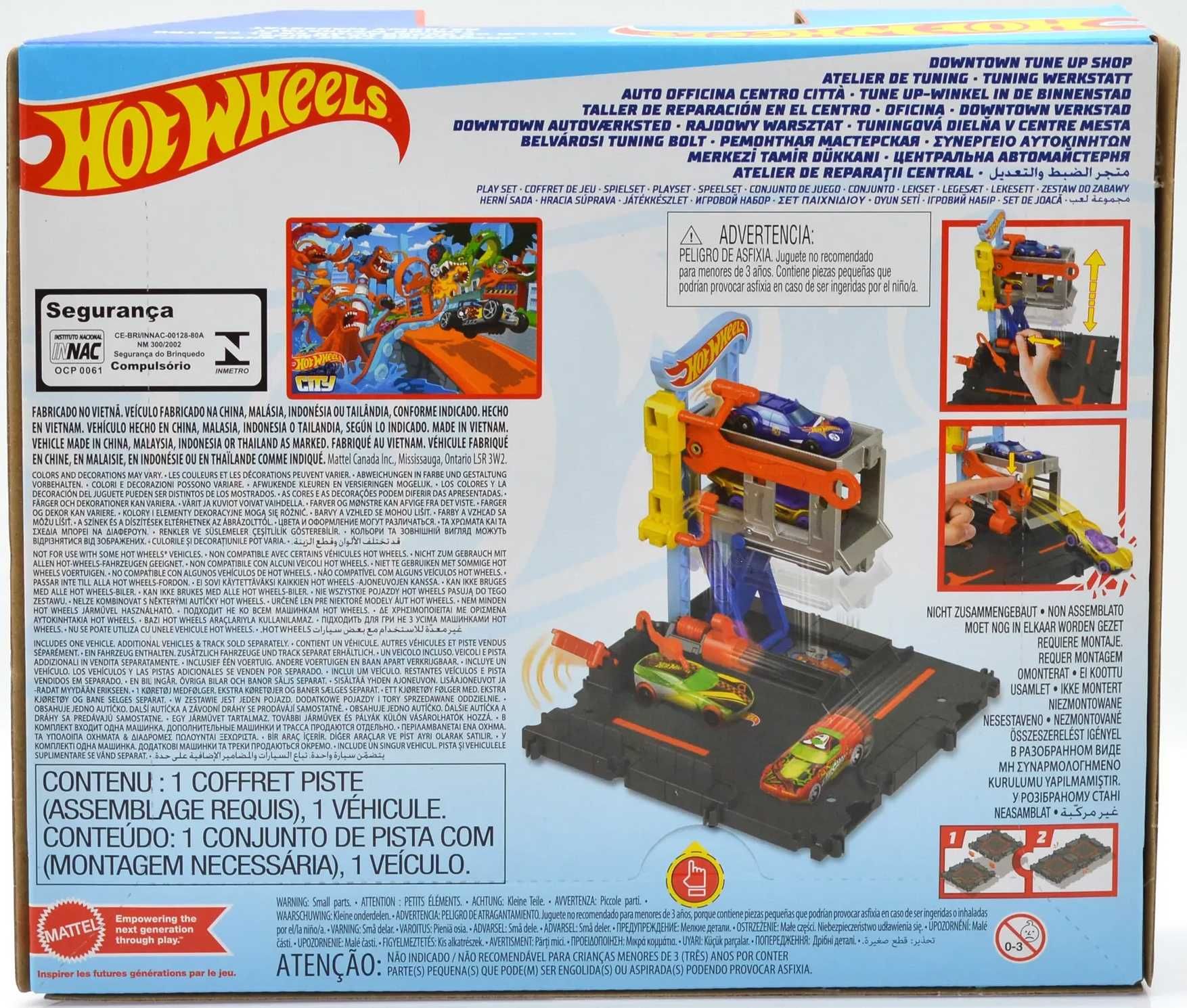 Трек Хот Вілс Сіті Ремонтна станція в центрі міста. Hot Wheels СТО