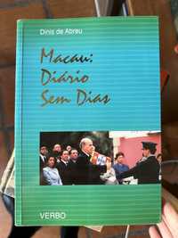 livro Dinis de Abreu - Macau: Diário Sem Dias.