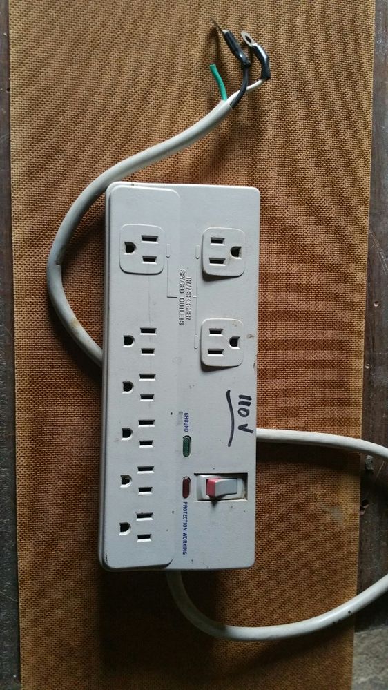 Bloco de Tomadas estilo Americano 110v Power Strip.