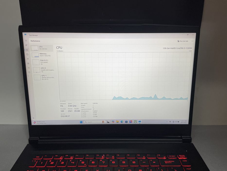 Ігровий ноутбук MSI Thin GF63