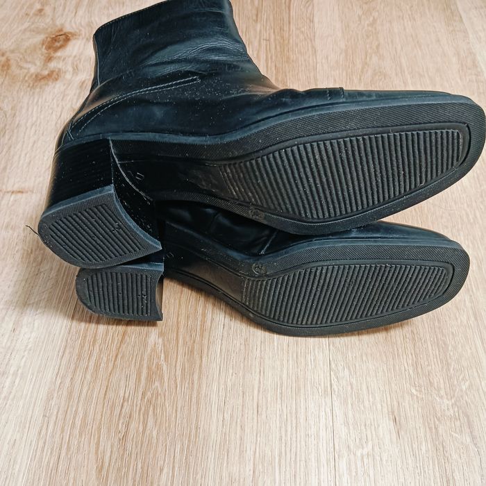 Botki kozaczki skórzane