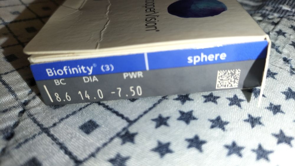 Soczewki kontaktowe Cooper Vision -7,50 2 szt. Łódź Radogoszcz