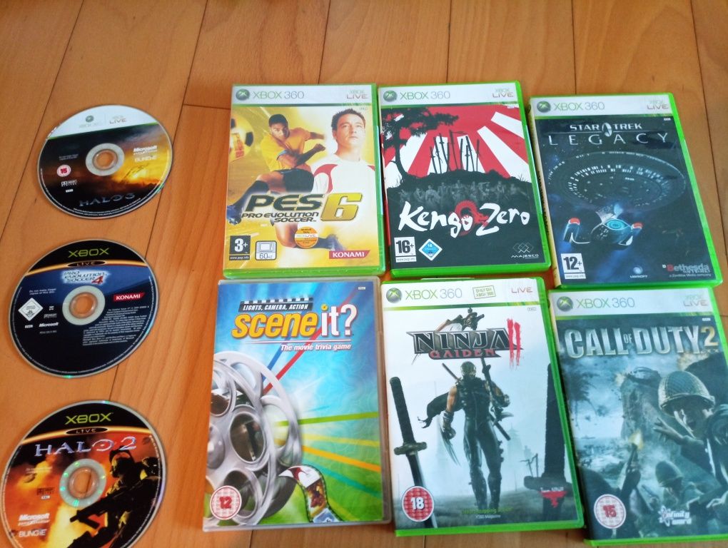 Xbox 360, com jogos e accessorios