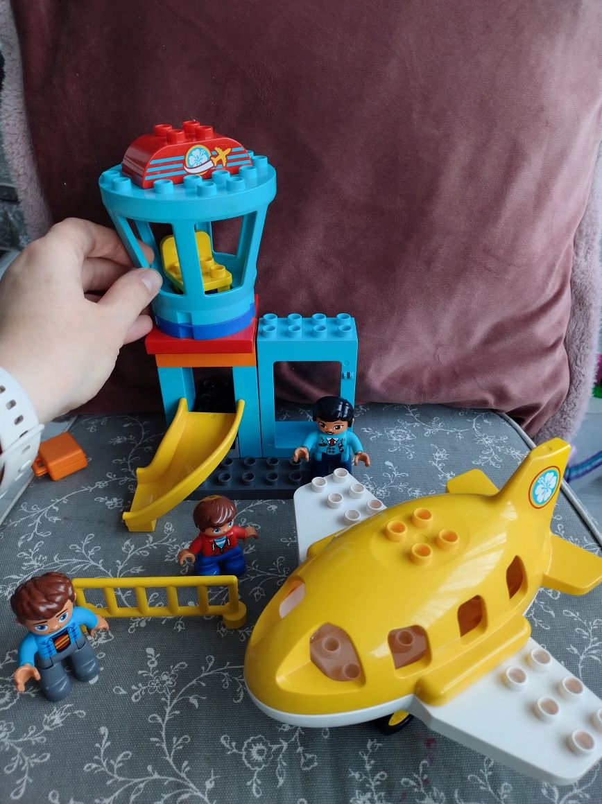 LEGO Duplo mix 7 zestawów  plus wózek Mega Bloks z sorterem