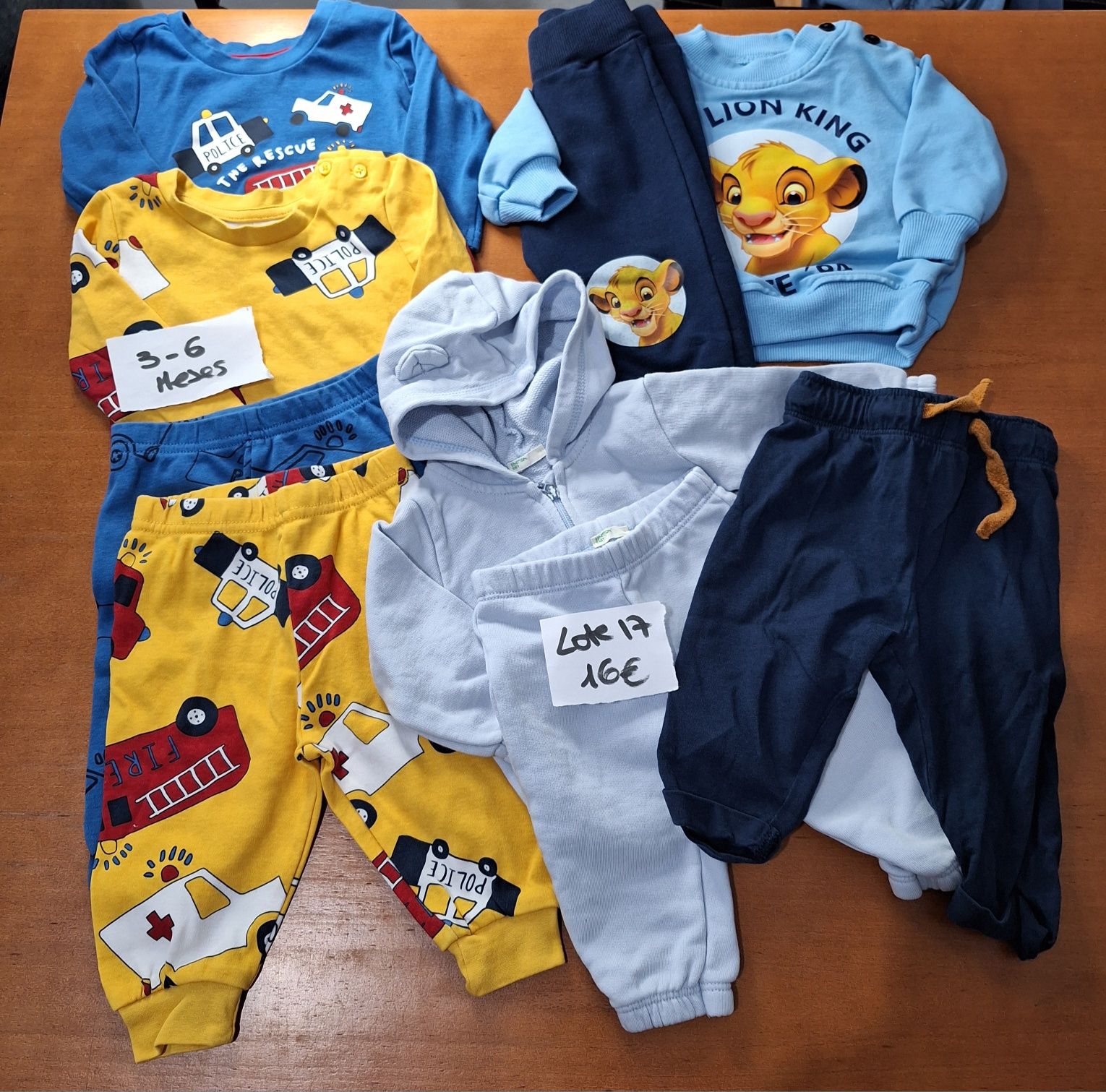 Lote Roupa 3-6 meses menino