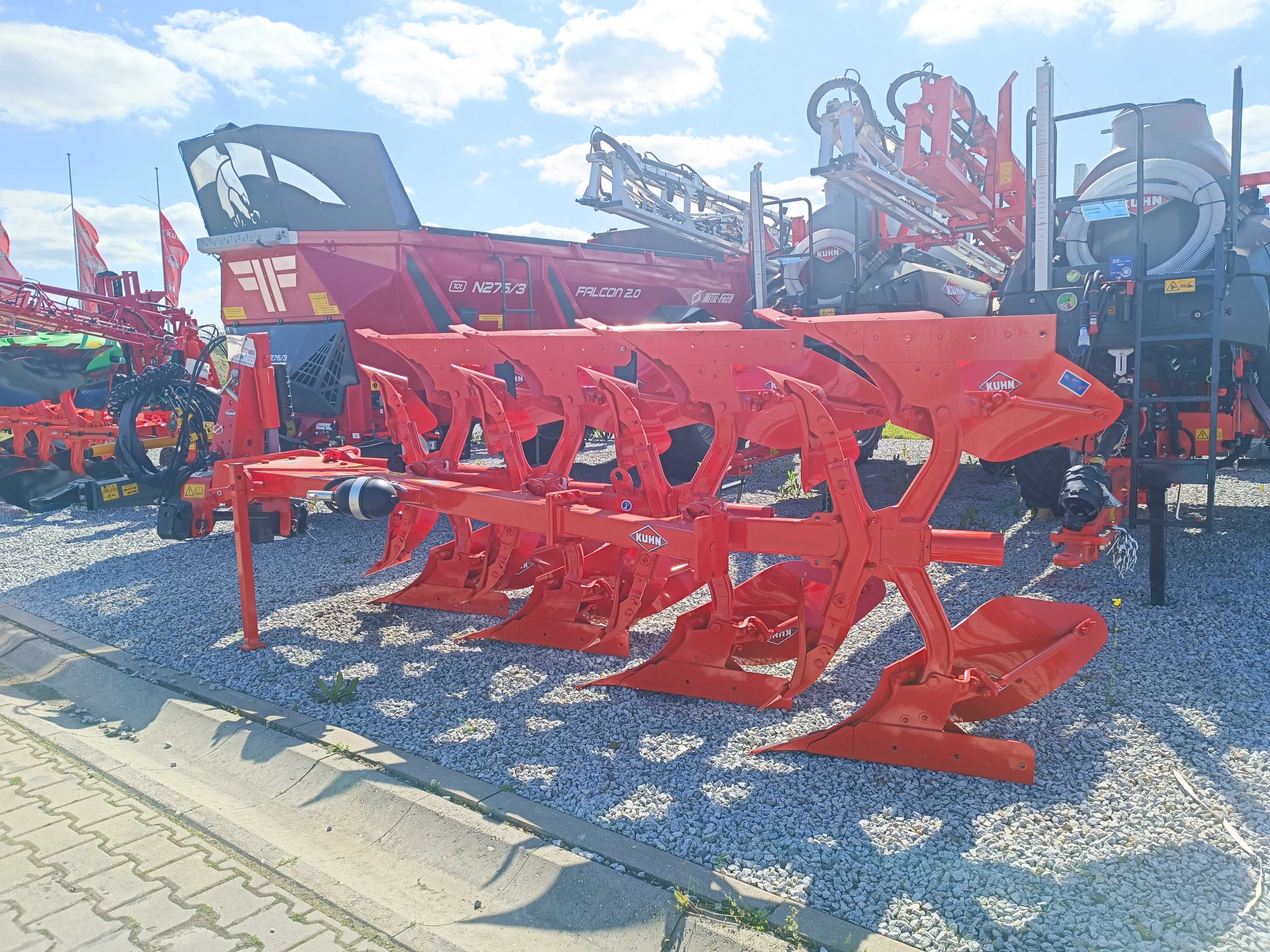 Pług KUHN MASTER 103 4NSH hydrauliczne zabezpieczenie - od ręki