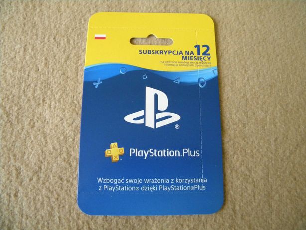 PlayStation Plus PS+ 12 miesięcy 365 dni WARTO!!