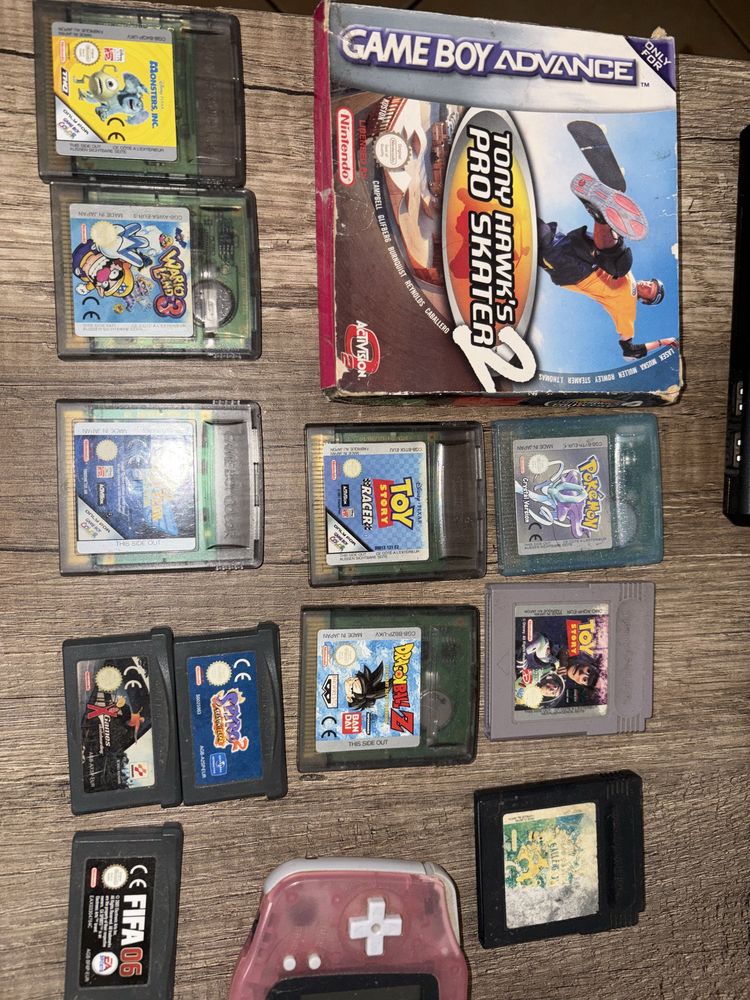 Pack de consolas e jogos retro. Psp, gameboy advance e sega megadrive