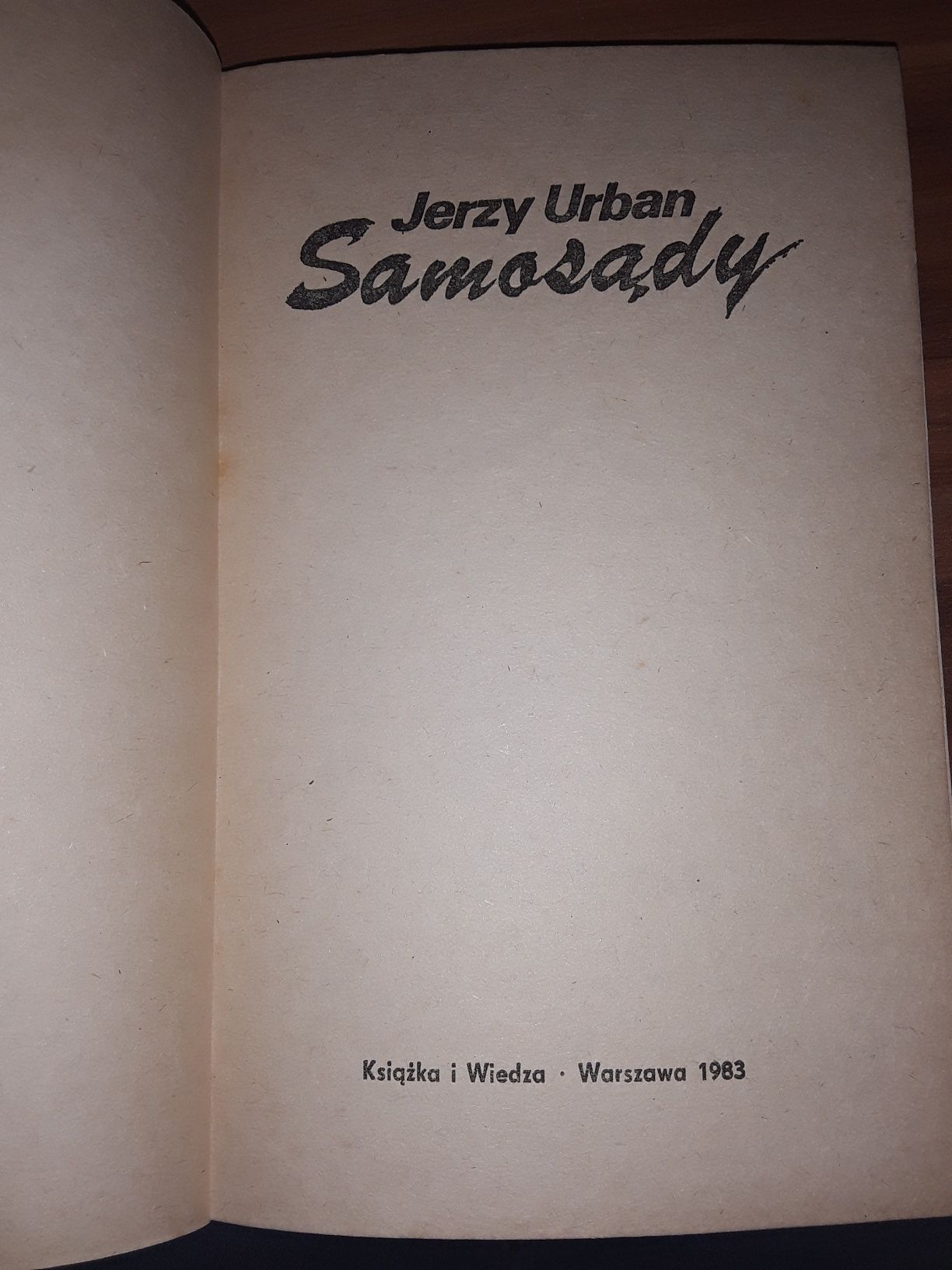 Samosądy Jerzy Urban felietony publicystyka