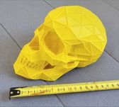 Żółtą czaszka druk 3D Super wykonana!