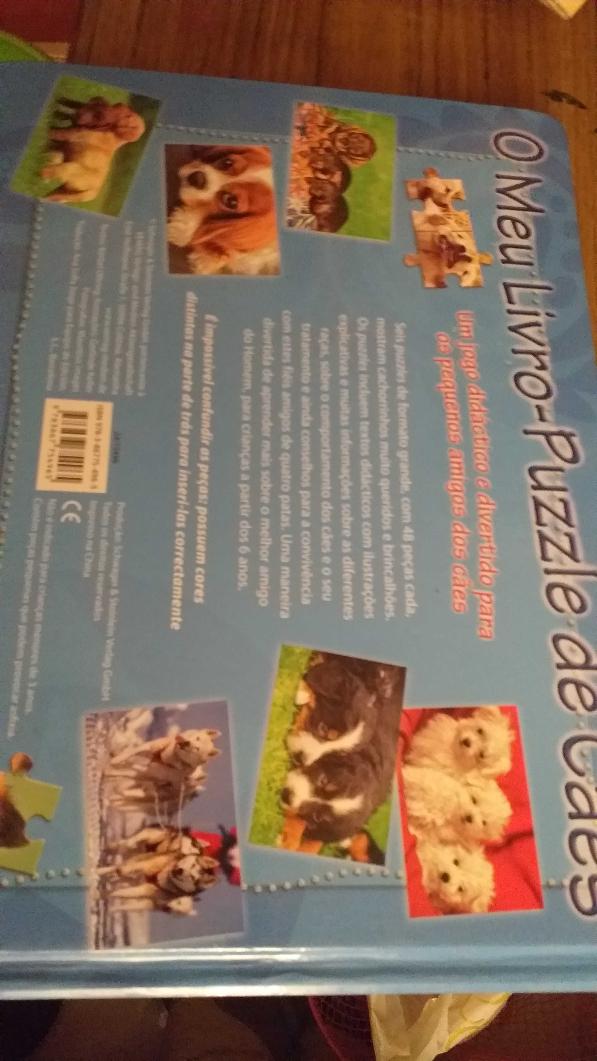 Puzzle,educativo de cães