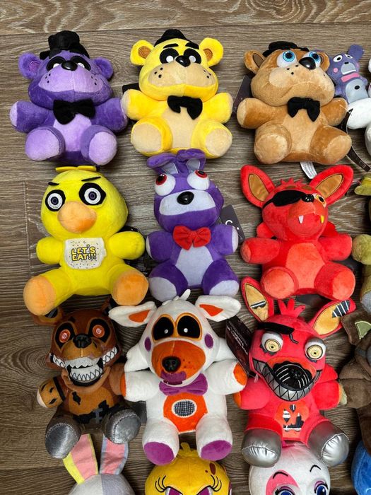 Плюшевые игрушки 5 Ночей с Фредди Фнаф Бони Фокси Чика Спрингтрап Манг