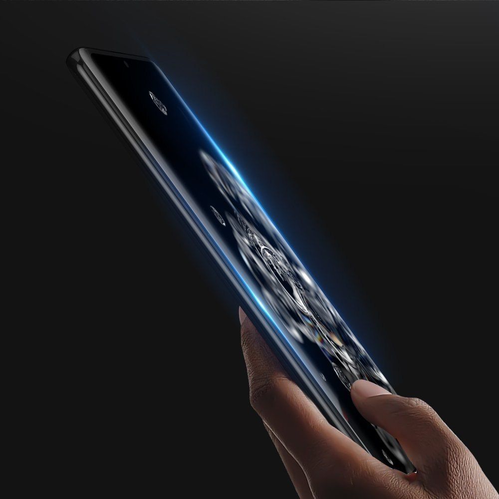 Szkło Hartowane Na Cały Ekran 9D Do Samsung Galaxy S21 Ultra 5G Czarny