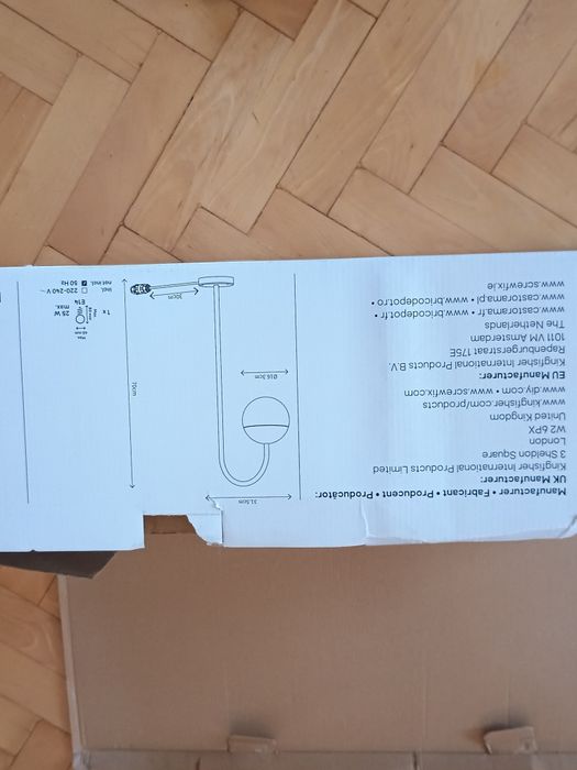 Lampa ogrodowa GoodHome Jarrow IP44 czarna