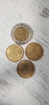 Деньги Египта. Арабские деньги. Егиетские фунты, пиастры Монети Єгипту