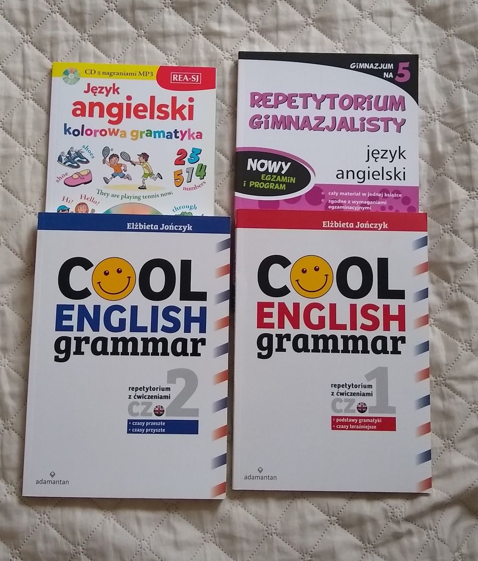 Zestaw książek do nauki angielskiego