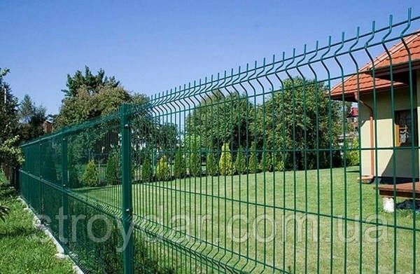 Секційні паркани — зварна сітка 3D (паркан, забор)