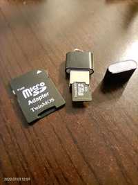 Adaptador cartão micro SD para usar como Pen.