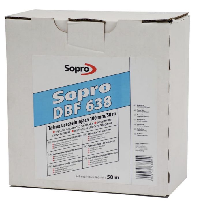 Taśma hydroizolacyjna, DBF 638 sopro