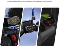 Вольтметр+Термометр+Годинник 12v для мотоцикла скутера авто 3в1 мото