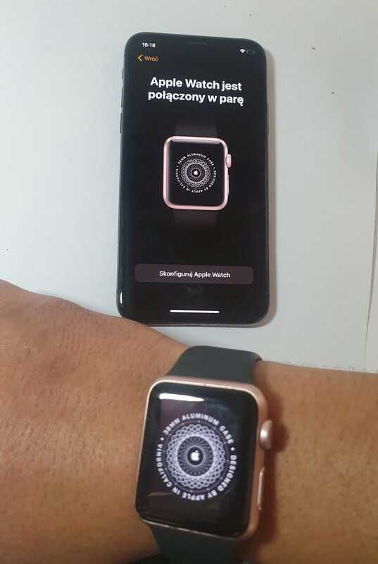 Smartwatch Apple Watch Series 6 40mm ładowarka Różowy