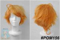 Promised Neverland Emma pomarańczowa krótka peruka wig cosplay