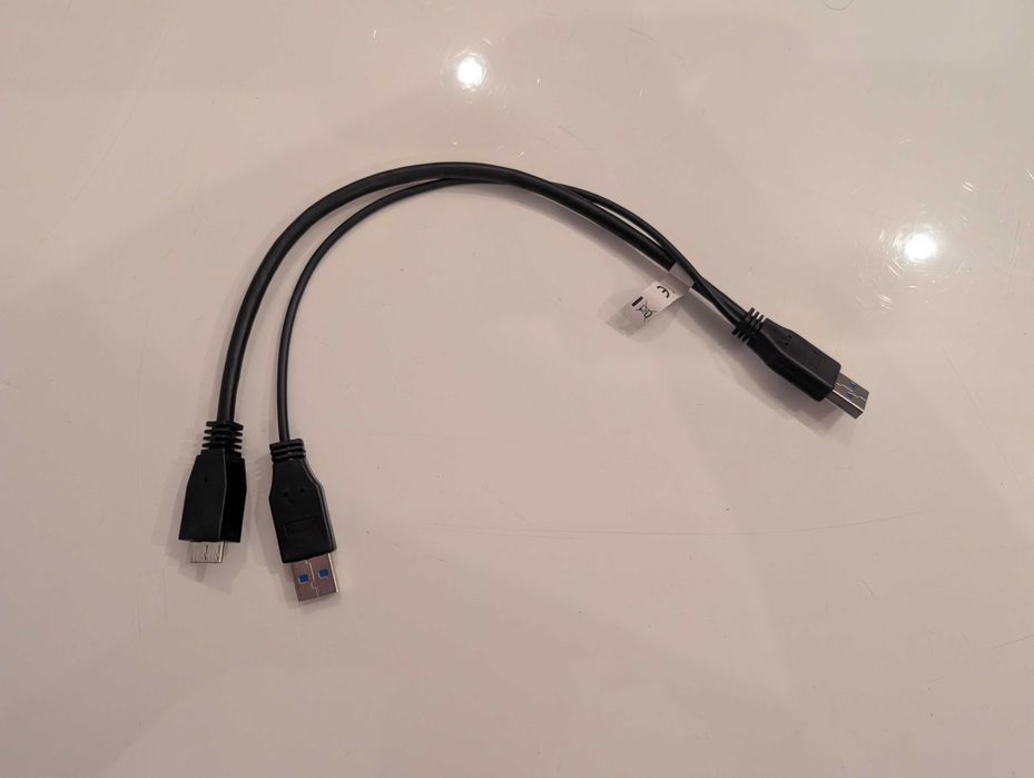 Kabel USB 3.0 Y do Dysku Zewnętrznego micro B