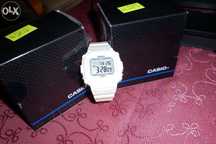 Casio Biel Zegarek na Rękę, Biały Unisex LCD, Wystawowy