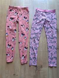 Lefties Girl Zara legginsy Minnie,  Miki , Donald, Powerquff rozm 128