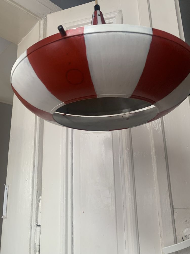 Lampa sufitowa wisząca prl