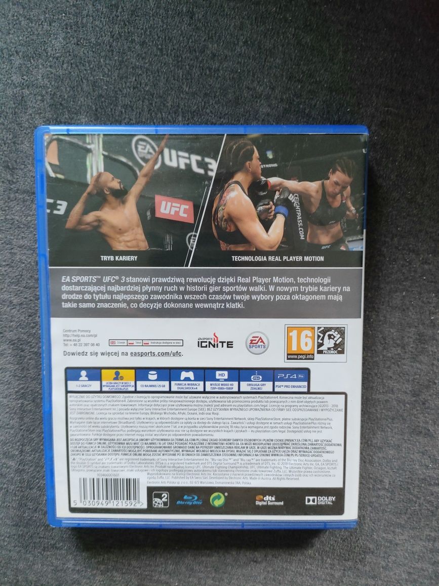 gra UFC 3 Playstation 3