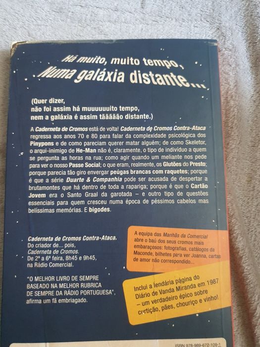 Livro "Caderneta de cromos contra ataca"