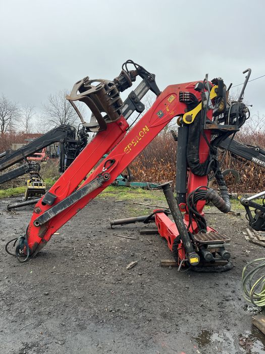 Лісовий кран маніпулятор Palfinger Epsilon 120z грейфер Loglift Penz