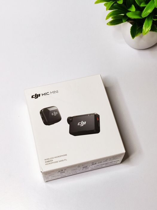 Мікрофон DJI mic mini 1TX+1RX / мини микрофон петличный