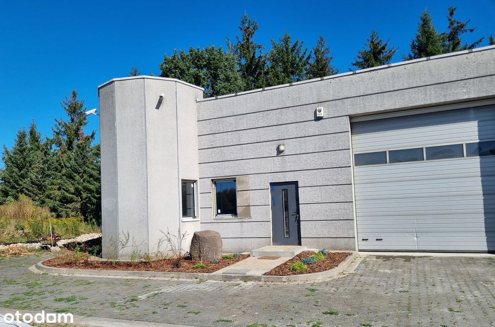 Warszt 240m2, część biurowa 30m2 przy trasie