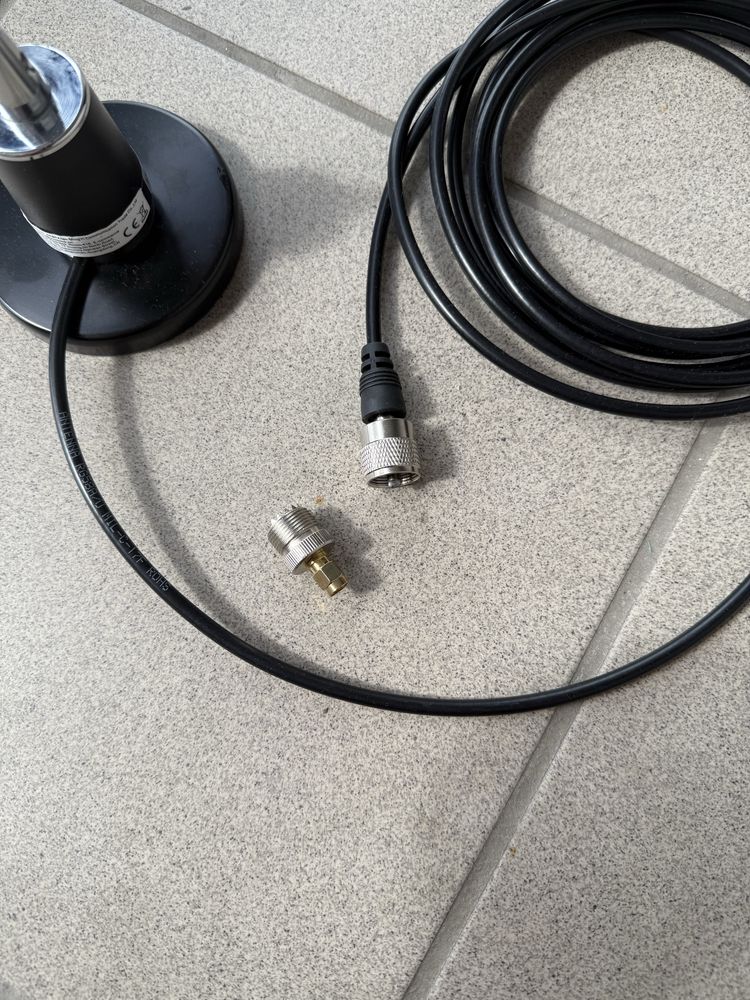 Antena NMO BNC SMA UHF VHF do sdr uniden skanera Radio