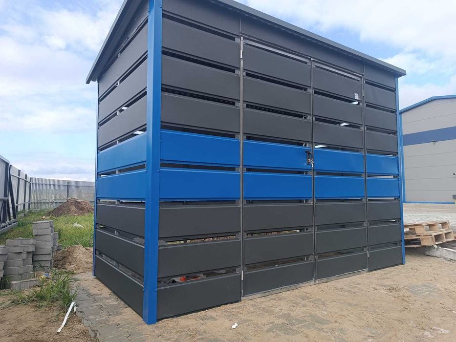 Wiata śmietnikowa panelowa NISKA CENA