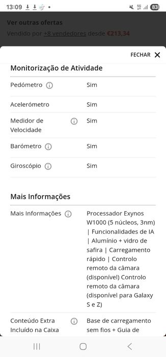 Galaxy Watch 7 44mm BT Verde