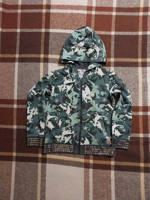 Утеплена кофта на блискавці з капюшоном, зіпер Boboli