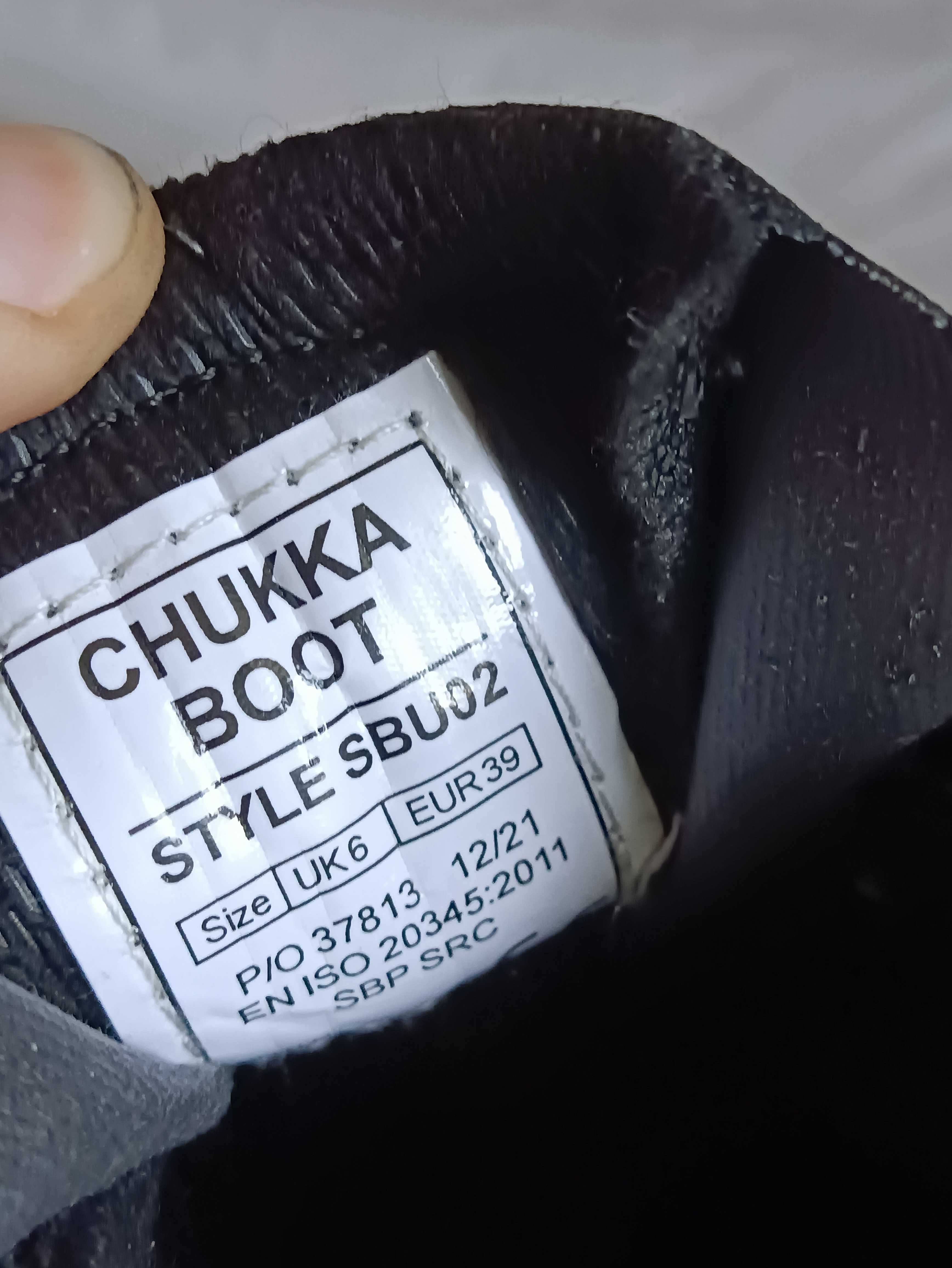 Chukka boot,робочі черевики з металевими носками р.39