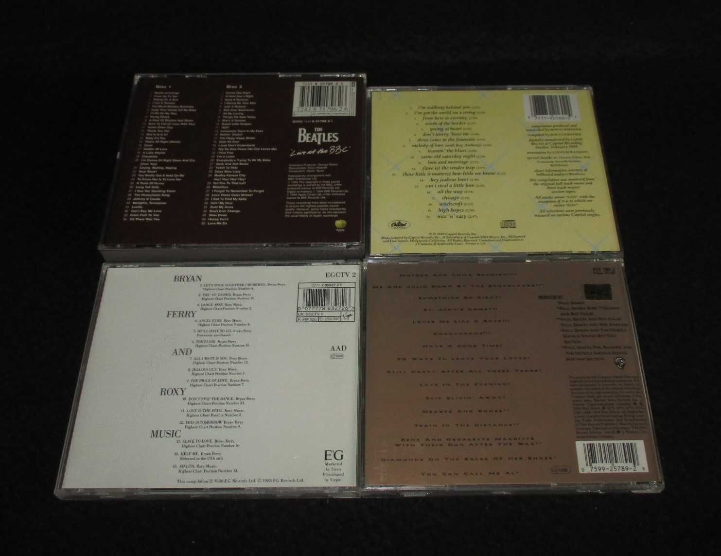 Conjunto de CD's Beatles Sinatra Paul Simon