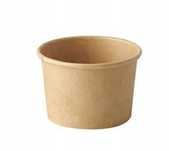Miseczka papierowa kraft 100 ml do lodów 50szt