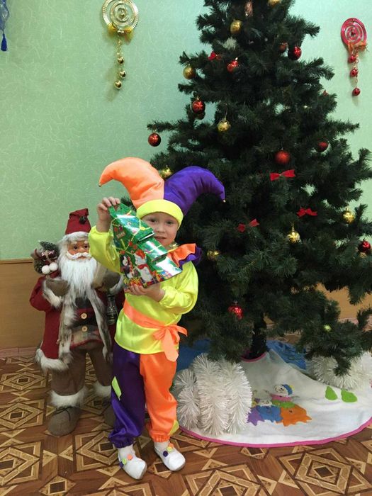 Карнавальный костюм Зайчик, Петрушка, Солнечный лучик/ Промінчик