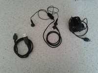 Ładowarka+kabel USB+ słuchawki