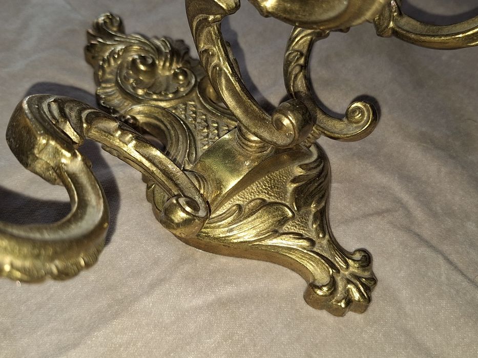 Підсвічник канделябр бронзовий настінний